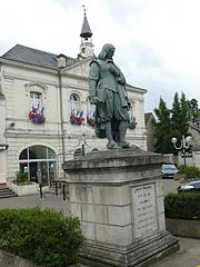 A photo of the Town Hall in Descartes.
