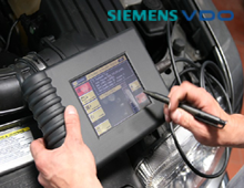 Petite illustration pour le service de diagnoctic moteur de Siemens VDO Automotive.